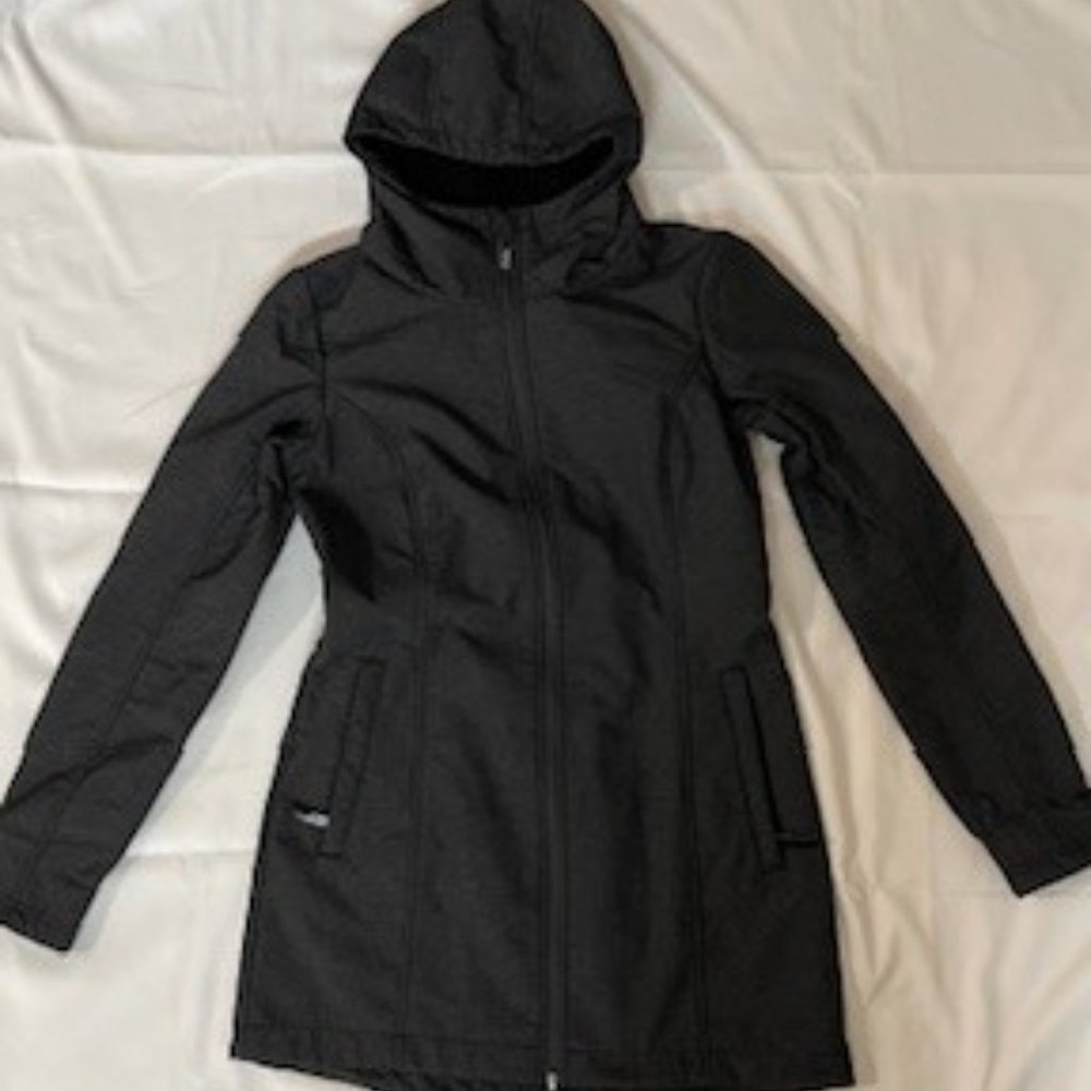 Bench Charcoal Grey long Line Jacket